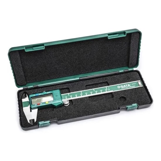 Paquimetro Digital ferramenta de medição de precisão profissional 0-200MM - SATA-ST91512
