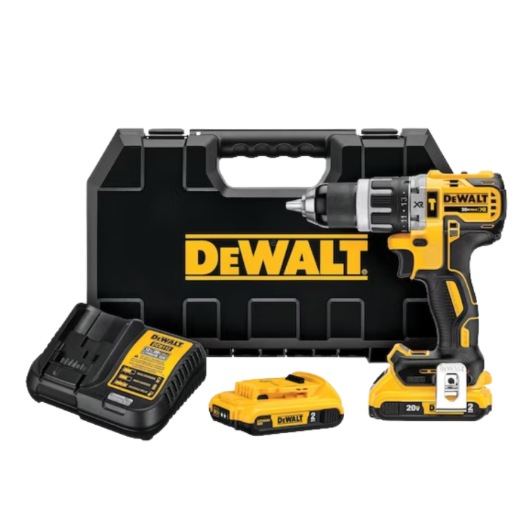 Parafusadeira Furadeira de Impacto Brushless 1/2 Pol. 20V com 2 Baterias Carregador e Maleta DEWALT-DCD796D2