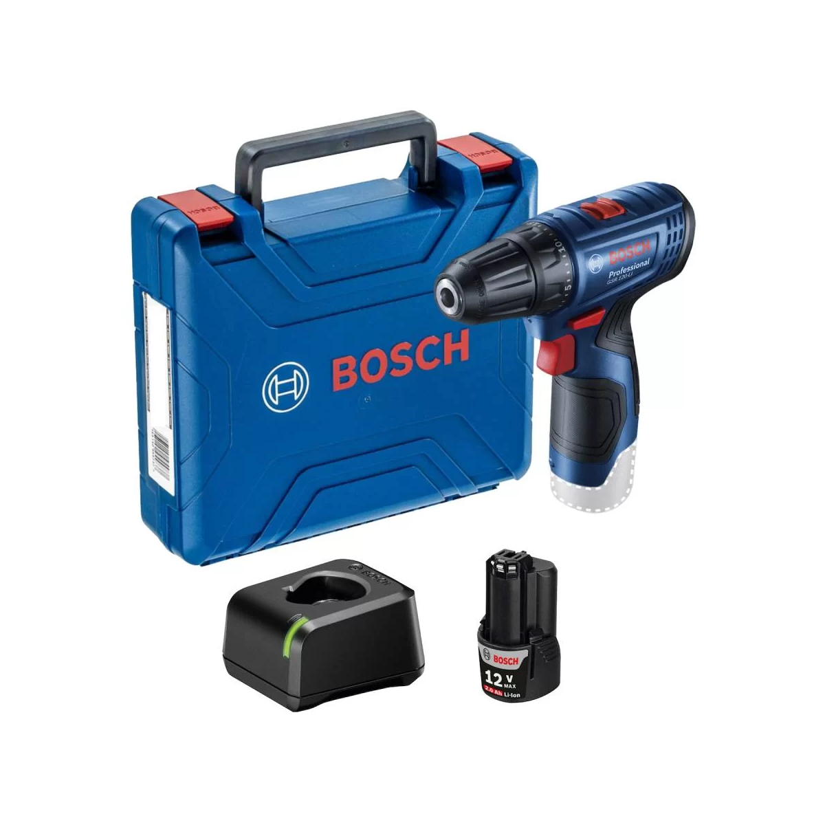 Parafusadeira/Furadeira GSB 120-LI Com 1 Carregador + 1 Bateria - BOSCH-06019G81E1