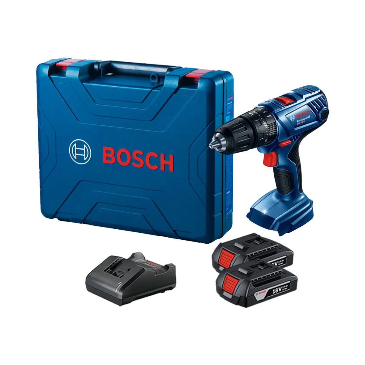 Parafusadeira/Furadeira GSB 180-LI Com 1 Carregador + 2 Baterias - BOSCH -06019F83E1