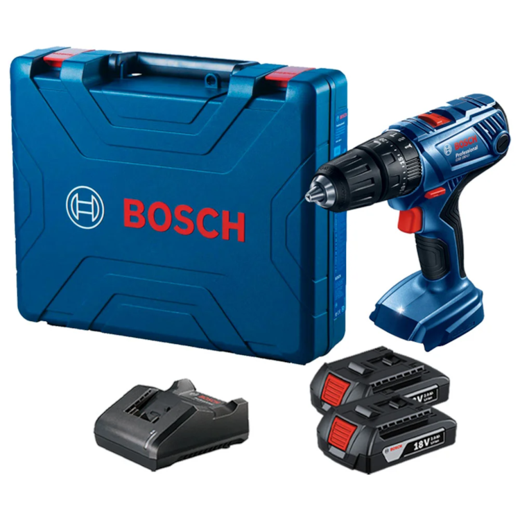 Parafusadeira/Furadeira GSB 180-LI Com 1 Carregador + 2 Baterias - BOSCH -06019F83E1
