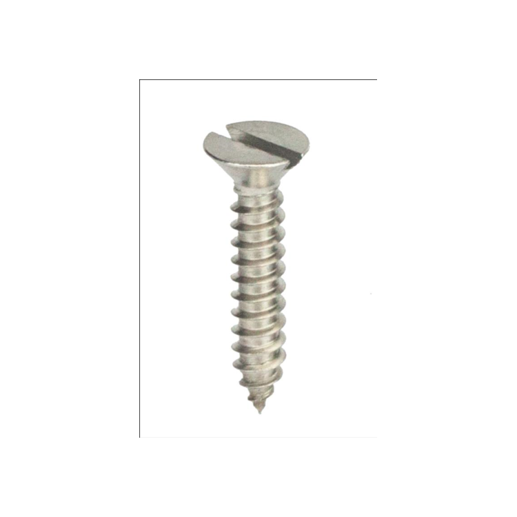 Parafuso Auto-Atarraxante Cabeça Chata c/ Fenda 3.5 X 13 Aço Inox A2 (1 Peça) BELENUS - AACH3.5X13A2