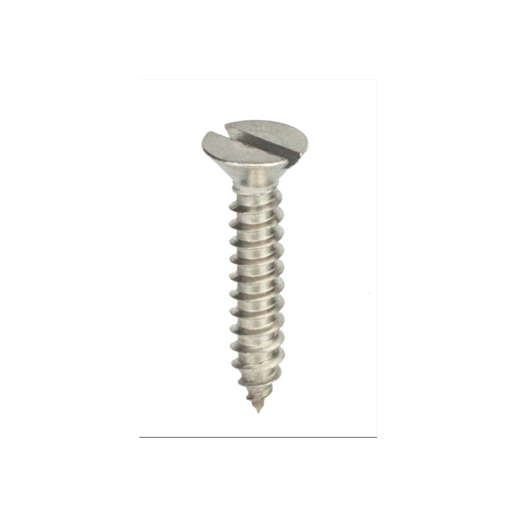 Parafuso Auto-Atarraxante Cabeça Chata c/ Fenda 3.5 X 16 Aço Inox A2 (1 Peça) BELENUS - AACH3.5X16A2