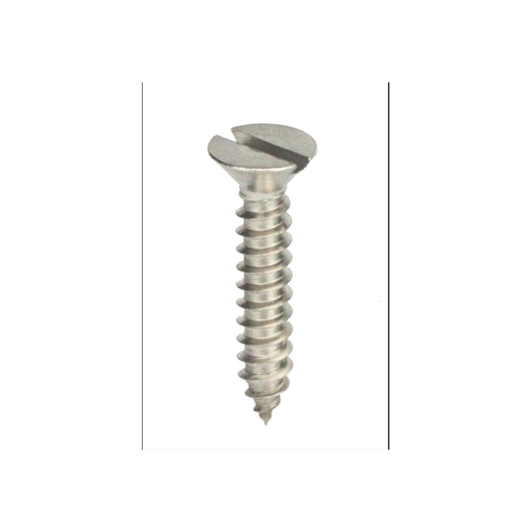Parafuso Auto-Atarraxante Cabeça Chata c/ Fenda 3.5 X 9.5 Aço Inox A2 (1 Peça) BELENUS - AACH3.5X9.5A2