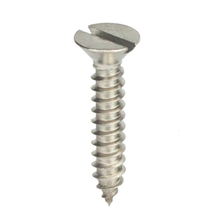 Parafuso Auto-Atarraxante Cabeça Chata c/ Fenda 3.9 X 9.5 Aço Inox A2 (1 Peça) BELENUS - AACH3.9X9.5A2