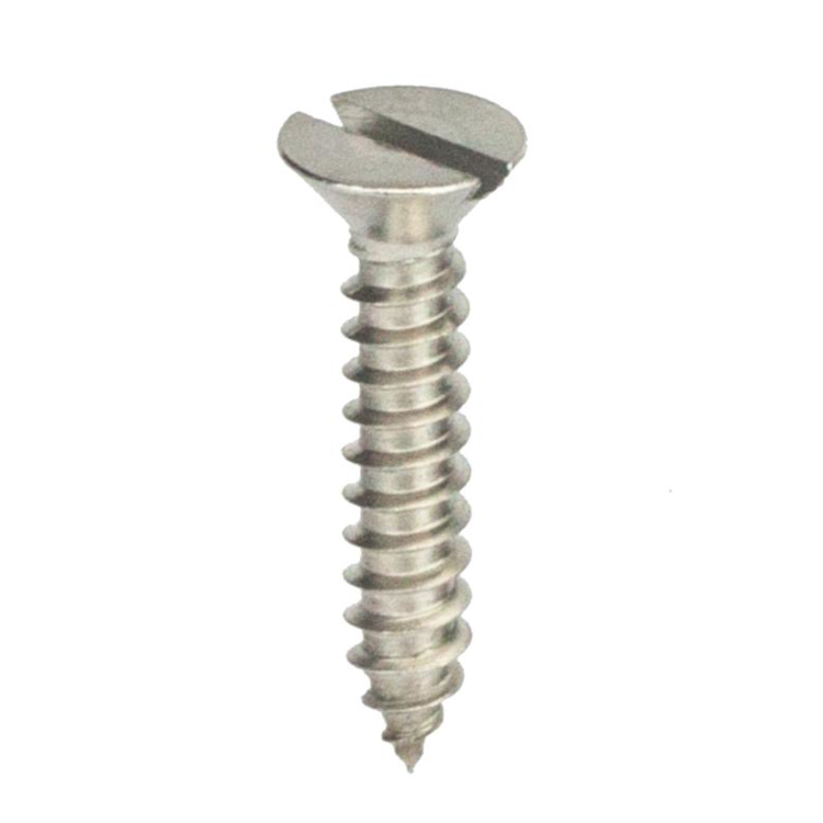 Parafuso Auto-Atarraxante Cabeça Chata c/ Fenda 4.2 X 22 Aço Inox A2 (1 Peça) BELENUS - AACH4.2X22A2