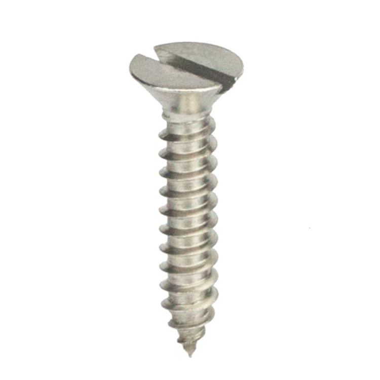 Parafuso Auto-Atarraxante Cabeça Chata c/ Fenda 4.2 X 32 Aço Inox A2 (1 Peça) BELENUS - AACH4.2X32A2