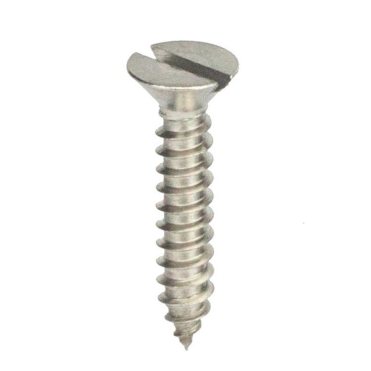 Parafuso Auto-Atarraxante Cabeça Chata c/ Fenda 4.2 X 45 Aço Inox A2 (1 Peça) BELENUS - AACH4.2X45A2
