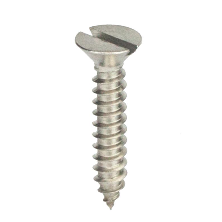 Parafuso Auto-Atarraxante Cabeça Chata c/ Fenda 4.2 X 50 Aço Inox A2 (1 Peça) BELENUS - AACH4.2X50A2
