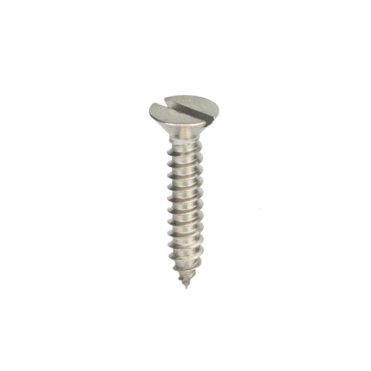 Parafuso Auto-Atarraxante Cabeça Chata c/ Fenda 4.8 X 16 Aço Inox A2 (1 Peça) BELENUS - AACH4.8X16A2