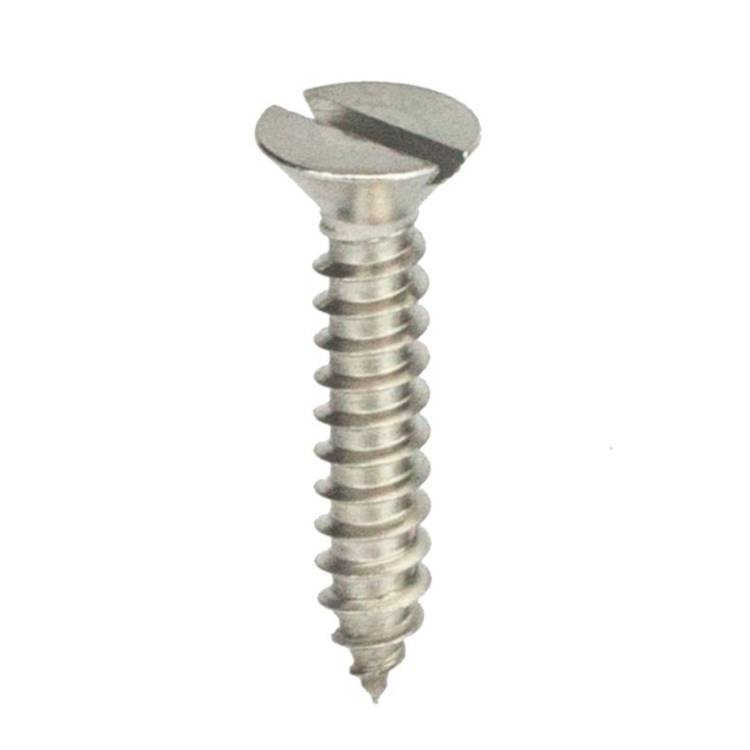 Parafuso Auto-Atarraxante Cabeça Chata c/ Fenda 4.8 X 25 Aço Inox A2 (1 Peça) BELENUS - AACH4.8X25A2