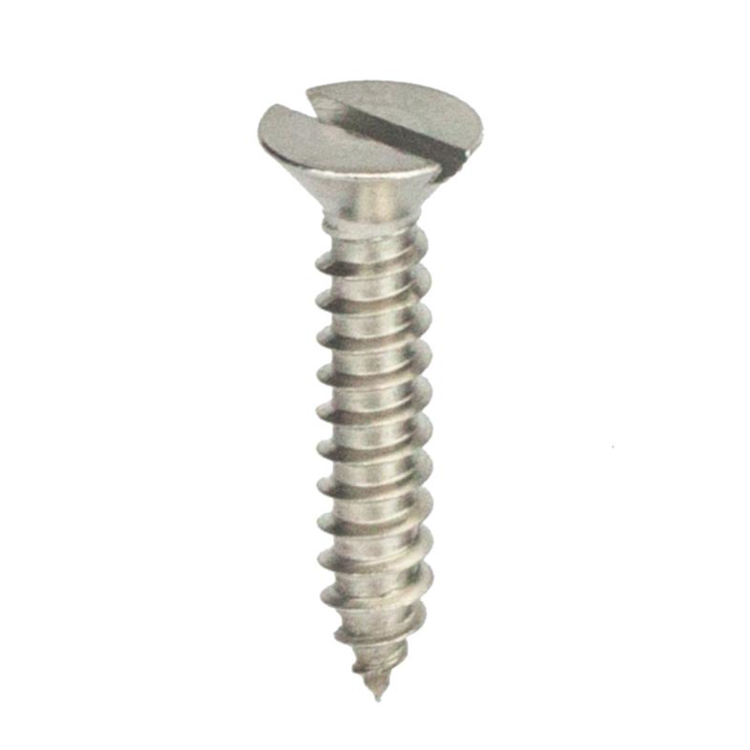 Parafuso Auto-Atarraxante Cabeça Chata c/ Fenda 4.8 X 60 Aço Inox A2 (1 Peça) BELENUS - AACH4.8X60A2