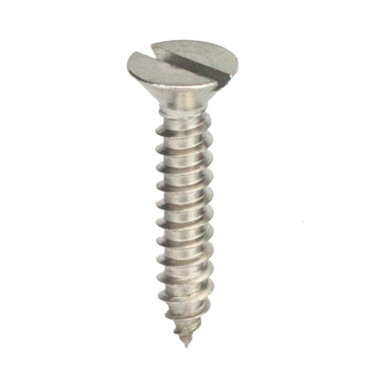 Parafuso Auto-Atarraxante Cabeça Chata c/ Fenda 4.8 X 80 Aço Inox A2 (1 Peça) BELENUS - AACH4.8X80A2