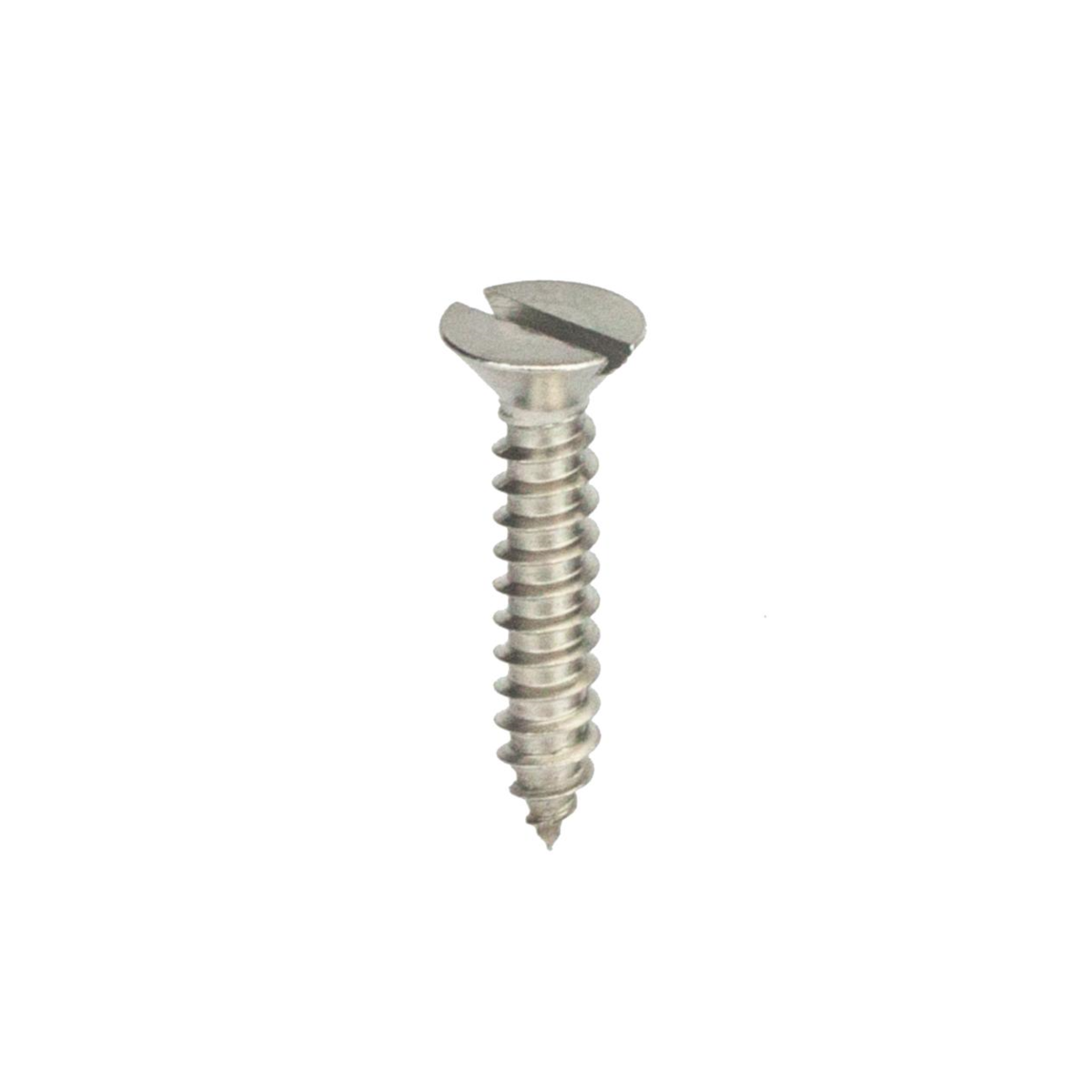 Parafuso Auto-Atarraxante Cabeça Chata c/ Fenda 5.5 X 16 Aço Inox A2 (1 Peça) BELENUS - AACH5.5X16A2