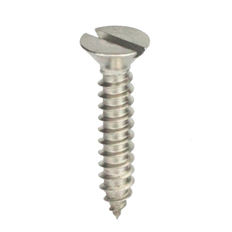Parafuso Auto-Atarraxante Cabeça Chata c/ Fenda 5.5 X 16 Aço Inox A2 (1 Peça) BELENUS - AACH5.5X16A2