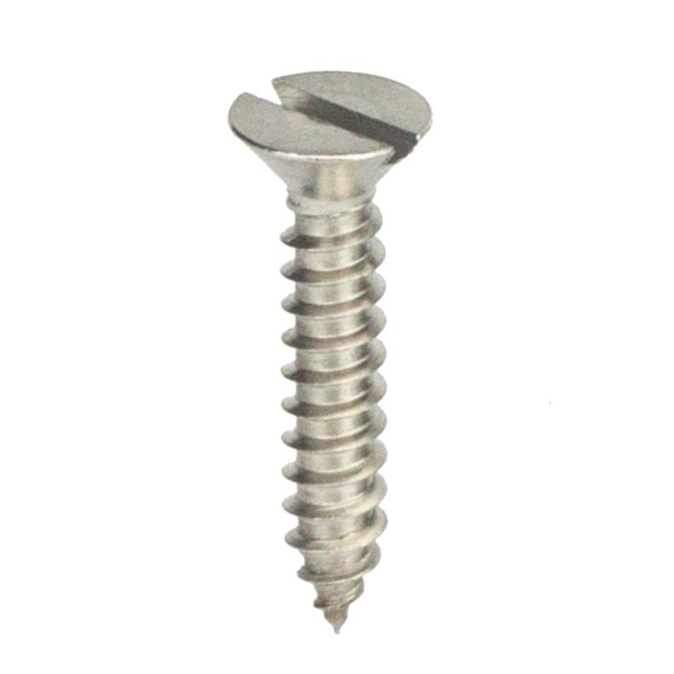 Parafuso Auto-Atarraxante Cabeça Chata c/ Fenda 5.5 X 25 Aço Inox A2 (1 Peça) BELENUS - AACH5.5X25A2