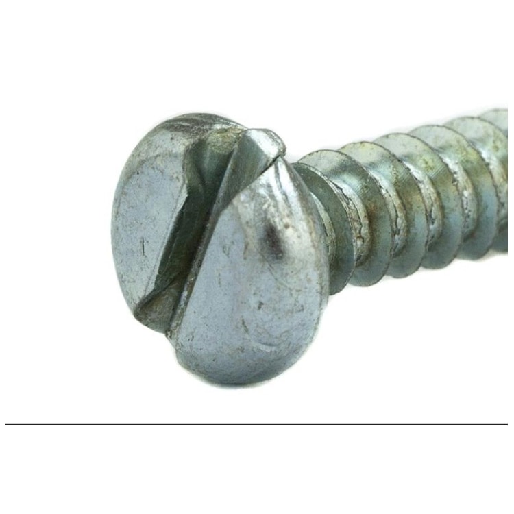 Parafuso Auto-Atarraxante Cabeça Chata c/ Fenda 5.5 x 25 Aço Inox A2 (1 Peça) - BELENUS-AACH5.5X25ZI