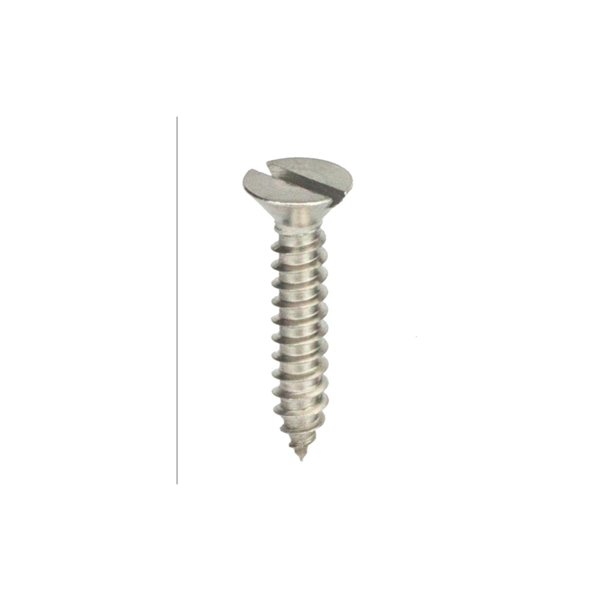 Parafuso Auto-Atarraxante Cabeça Chata c/ Fenda 6.3 X 38 Aço Inox A2 (1 Peça) BELENUS - AACH6.3X38A2