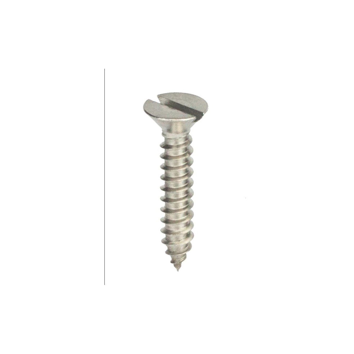 Parafuso Auto-Atarraxante Cabeça Chata c/ Fenda 6.3 X 45 Aço Inox A2 (1 Peça) BELENUS - AACH6.3X45A2