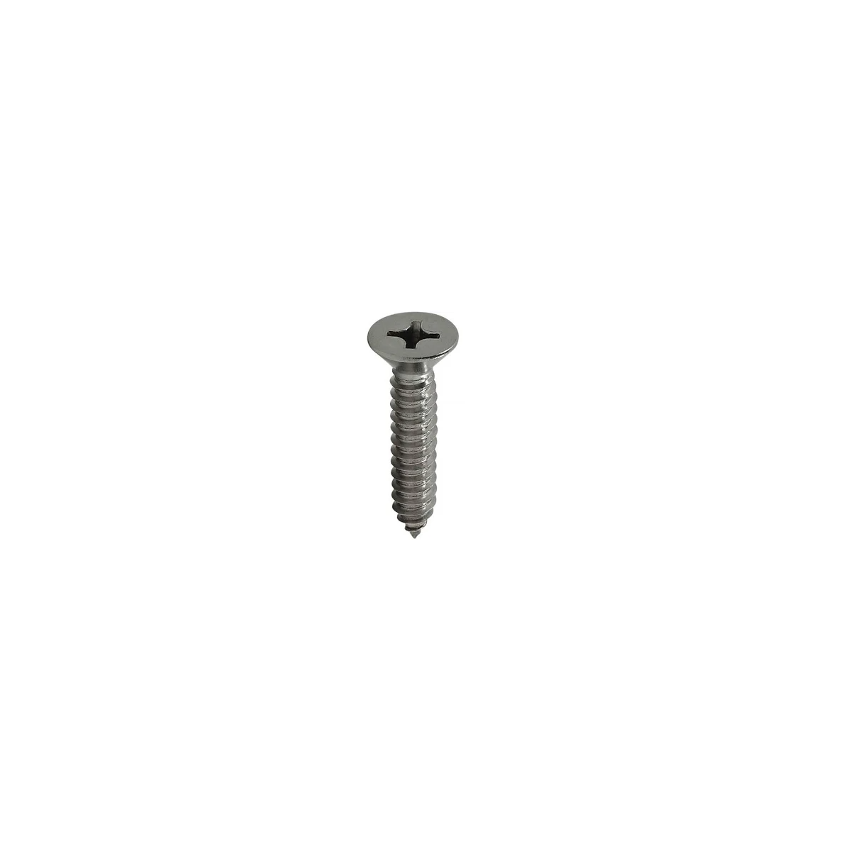 Parafuso Auto-Atarraxante Cabeça Chata Phillips 4.8 x 111 Aço Inox A2 (1 Peça) - BELENUS-AACHPZ4.8X111A2