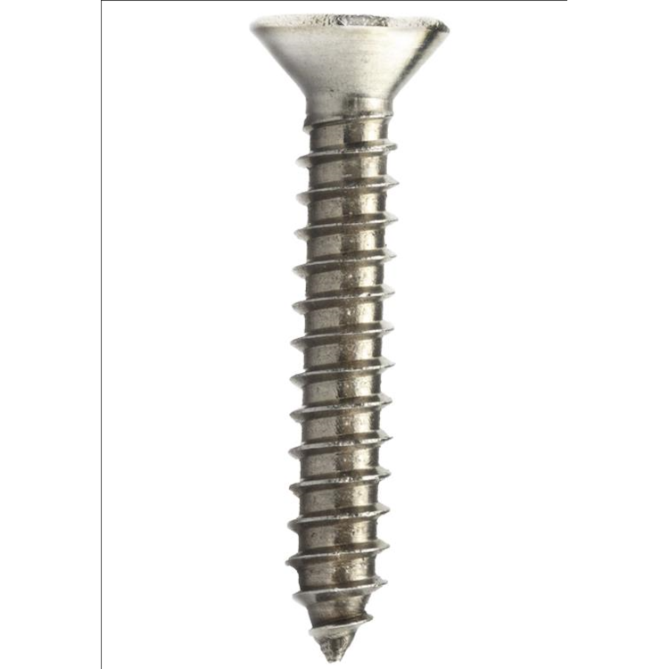 Parafuso Auto-Atarraxante Cabeça Chata Phillips 4.8 x 16 Aço Inox A2 (1 Peça) - BELENUS-AACHPZ4.8X16A2
