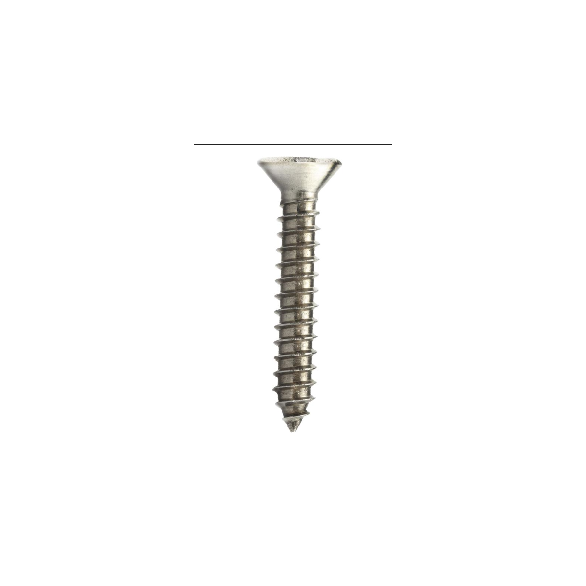 Parafuso Auto-Atarraxante Cabeça Chata Phillips 6.3 x 19 Aço Inox A2 (1 Peça) - BELENUS-AACHPZ6.3X19A2