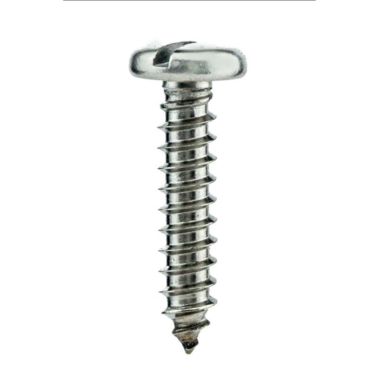 Parafuso Auto-Atarraxante Cabeça Panela c/ Fenda 2.9 X 6.6 Aço Inox A2 (1 Peça) BELENUS - AAPN2.9X6.5A2