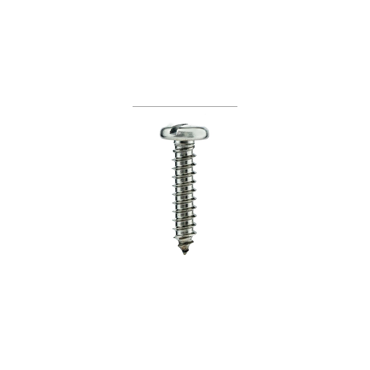 Parafuso Auto-Atarraxante Cabeça Panela c/ Fenda 3.5 X 25 Aço Inox A2 (1 Peça) BELENUS - AAPN3.5X25A2