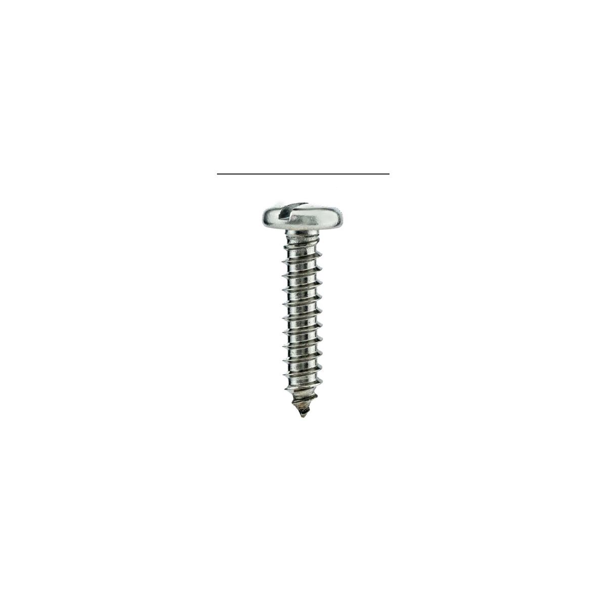Parafuso Auto-Atarraxante Cabeça Panela c/ Fenda 3.9 X 32 Aço Inox A2 (1 Peça) BELENUS - AAPN3.9X32A2