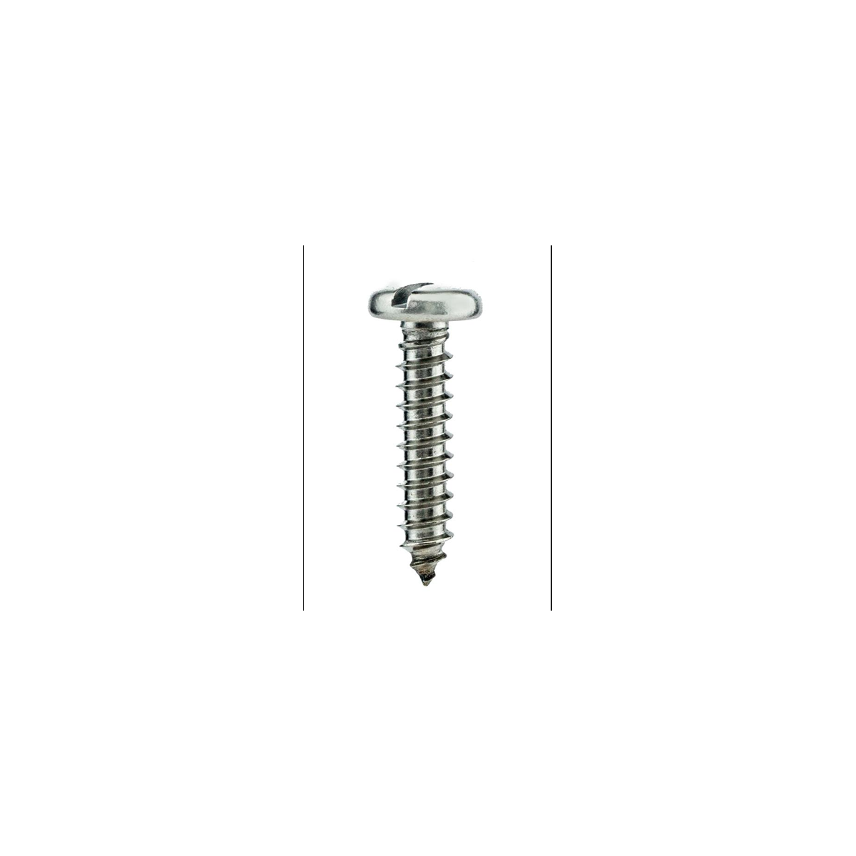 Parafuso Auto-Atarraxante Cabeça Panela c/ Fenda 4.2 X 19 Aço Inox A2 (1 Peça) BELENUS - AAPN4.2X19A2