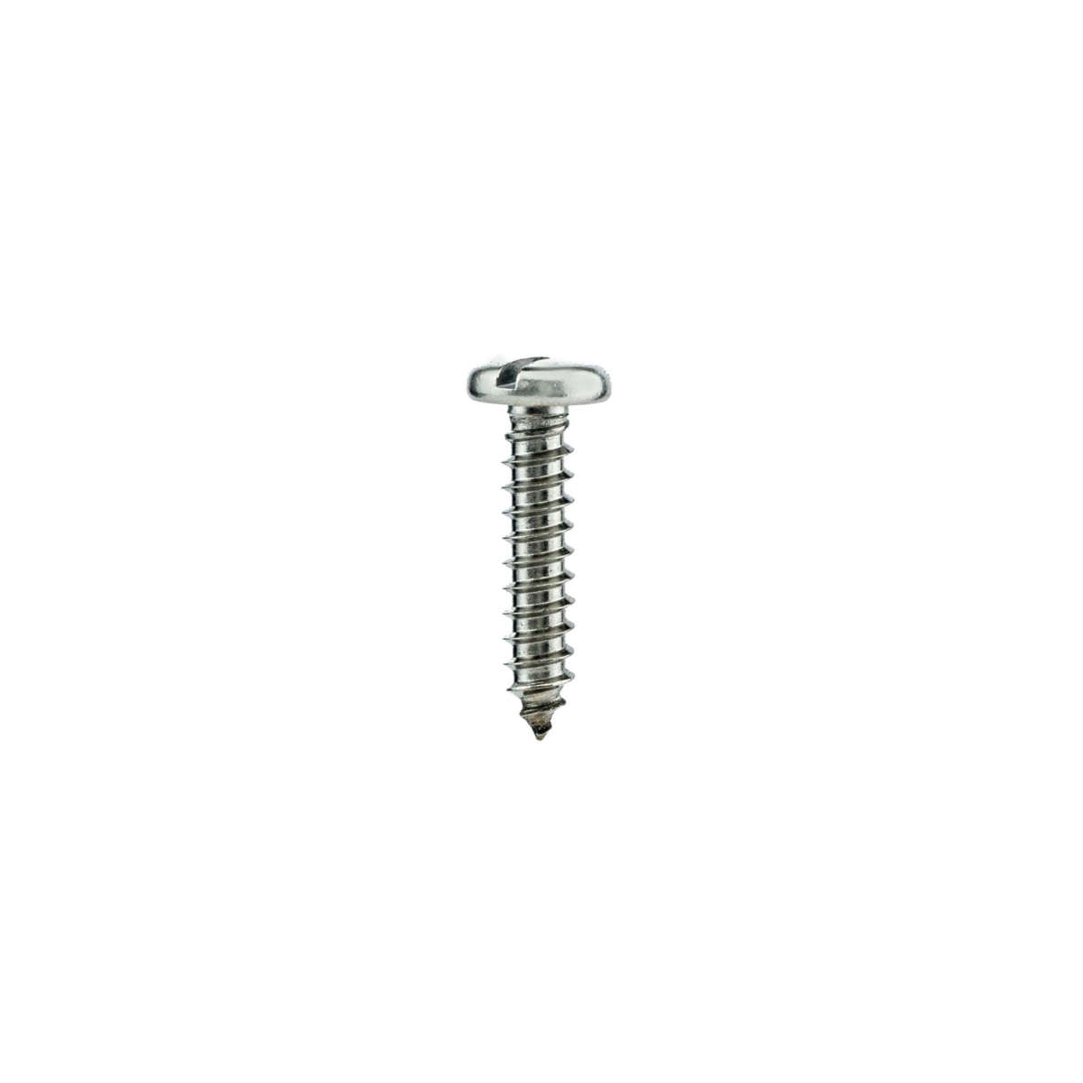 Parafuso Auto-Atarraxante Cabeça Panela c/ Fenda 4.8 X 100 Aço Inox A2 (1 Peça) BELENUS - AAPN4.8X100A2