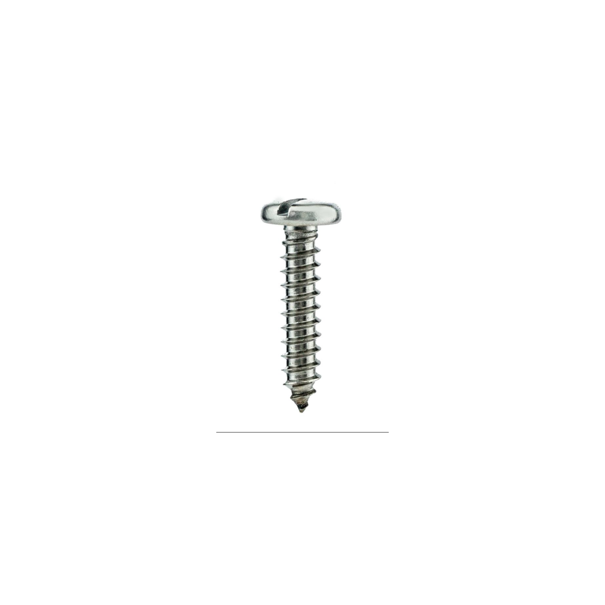 Parafuso Auto-Atarraxante Cabeça Panela c/ Fenda 6.3 X 16 Aço Inox A2 (1 Peça) BELENUS - AAPN6.3X16A2