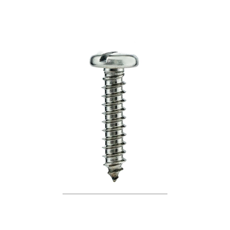 Parafuso Auto-Atarraxante Cabeça Panela c/ Fenda 6.3 X 16 Aço Inox A2 (1 Peça) BELENUS - AAPN6.3X16A2