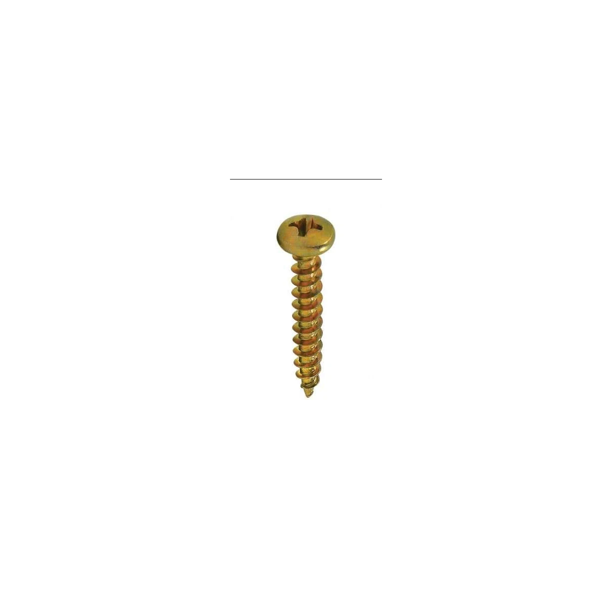 Parafuso Chipboard Phillips Cabeça Panela 5.0 x 30 Bicromatizado (1 Peça)- BELENUS-CHIPPN5.0X30BC