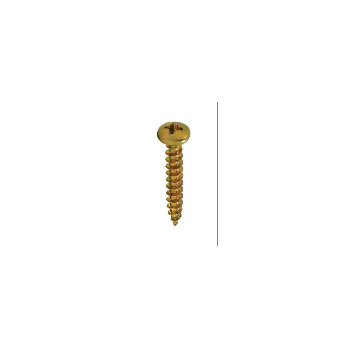Parafuso Chipboard Phillips Cabeça Panela 5.0 x 40 Bicromatizado (1 Peça)- BELENUS-CHIPPN5.0X4BC