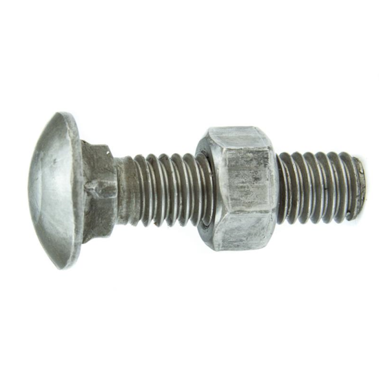 Parafuso Francês BSW 1/2-12 x 13" Aço Carbono Grau 2 Polido com Porca – BELENUS-FR1/2X13WPL