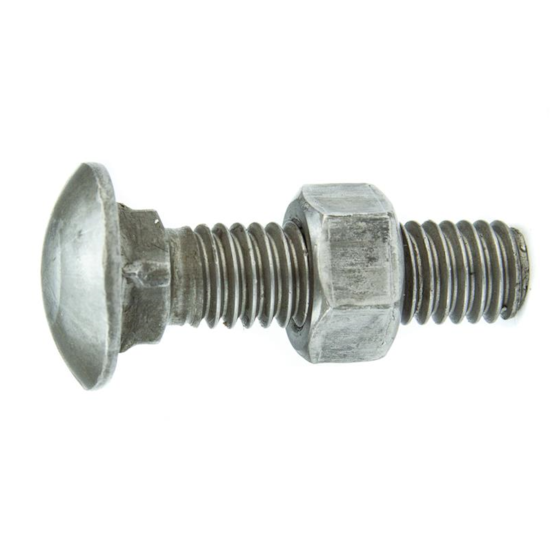Parafuso Francês BSW 1/2-12 x 2" Aço Carbono Grau 2 Polido com Porca – BELENUS-FR1/2X2WPL