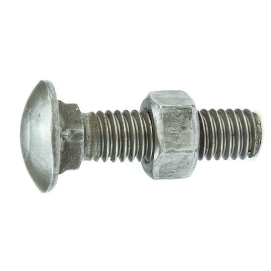 Parafuso Francês BSW 1/2-12 x 3.1/2" Aço Carbono Grau 2 Polido com Porca – BELENUS-FR1/2X3-1/2WPL