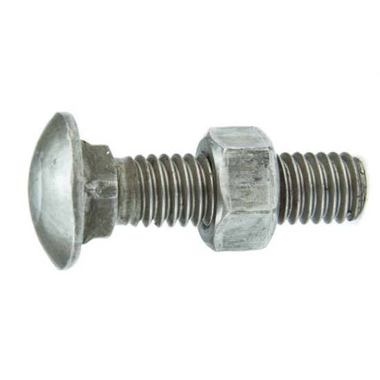 Parafuso Francês BSW 1/2-12 x 3" Aço Carbono Grau 2 Polido com Porca – BELENUS-FR1/2X3WPL