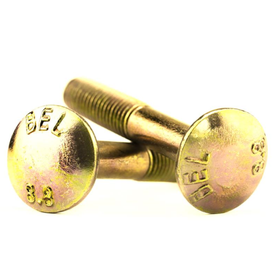 Parafuso Francês MA 10 x 35 mm Aço Classe 8.8 (1 Peça) - BELENUS-FRSP10X358A
