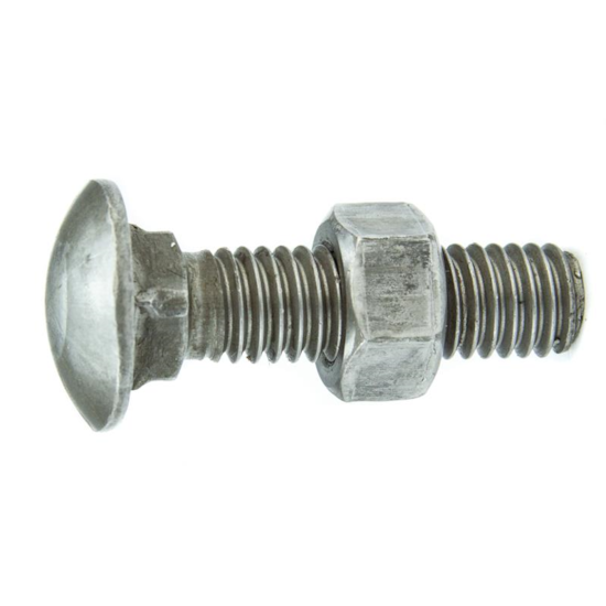 Parafuso Francês NC 1/4-20 x 2.3/4" Aço Carbono Grau 2 Polido com Porca – BELENUS-FR1/4X2-3/4PL