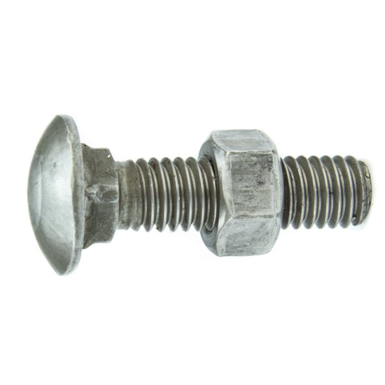 Parafuso Francês NC 5/16-18 x 5.1/2" Aço Carbono Grau 2 Polido com Porca – BELENUS-FR5/16X5-1/2PL