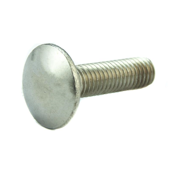 Parafuso Francês Rosca Métrica MA 6 X 35 mm Aço Inox A2 Passivado (1 Peça) - BELENUS-FRSP6X35A2