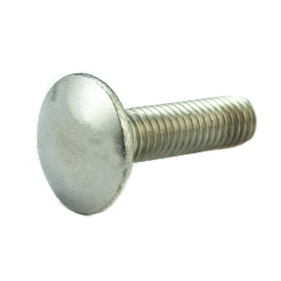 Parafuso Francês Rosca Métrica MA 8 X 25mm Aço Inox A2 Passivado (1 Peça) - BELENUS-FRSP8X25