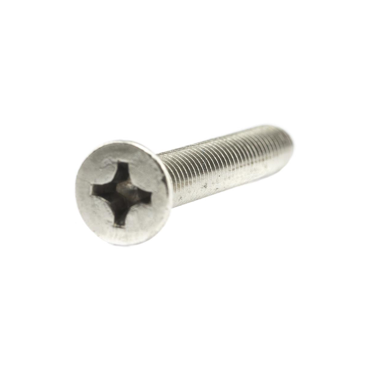 Parafuso Rosca Maquina Cabeça Chata Phillips MA 6 X 20 Aço Inox A2 (1 Peça) BELENUS - RMCHPZ6X20A2