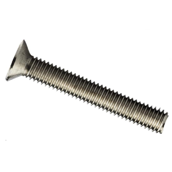 Parafuso Rosca Maquina Cabeça Chata Phillips MA 6 X 25 Aço Inox A2 (1 Peça) BELENUS - RMCHPZ6X25A2