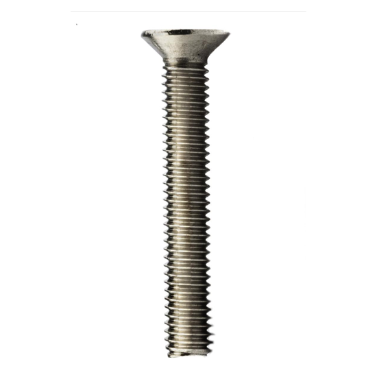 Parafuso Rosca Maquina Cabeça Chata Phillips MA 6 X 30 Aço Inox A2 (1 Peça) BELENUS - RMCHPZ6X30A2