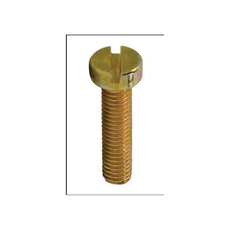 Parafuso Rosca Maquina Cabeça Cilindrica c/Fenda 50 x 16 Bicromatizado (1 Peça) - BELENUS-RMCL3X16BC
