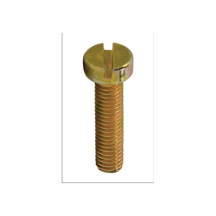 Parafuso Rosca Maquina Cabeça Cilindrica c/Fenda 50 x 8 Bicromatizado (1 Peça) - BELENUS-RMCL3X8BC