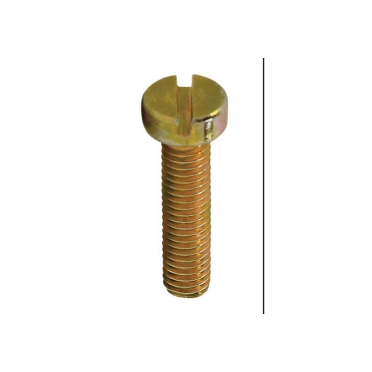 Parafuso Rosca Maquina Cabeça Cilindrica c/Fenda 80 x 16 Bicromatizado (1 Peça) - BELENUS-RMCL5X16BC